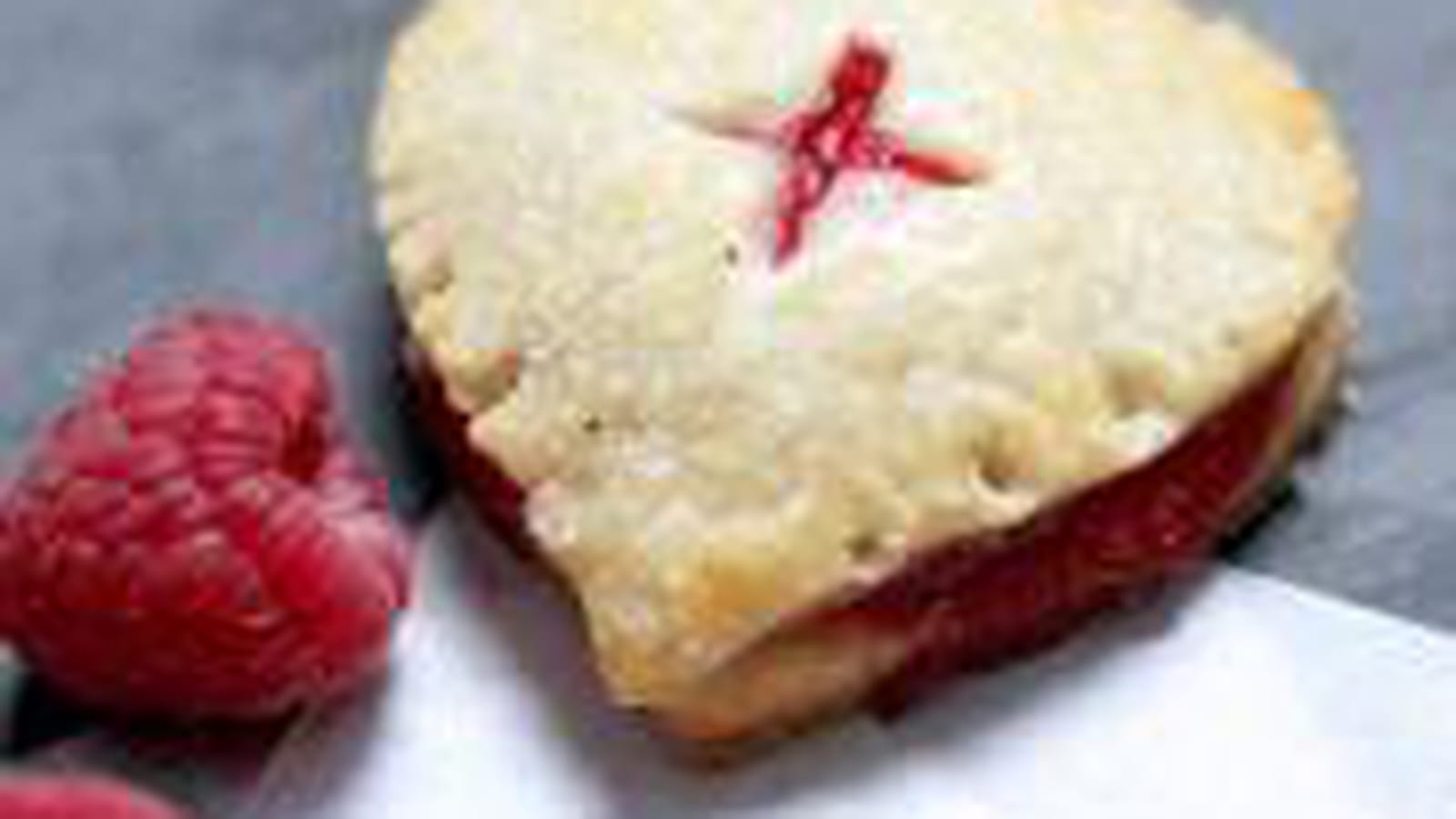 Mini pies citron framboise
