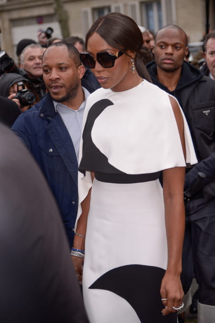 Naomi Campbell au d&eacute;fil&eacute; Givenchy