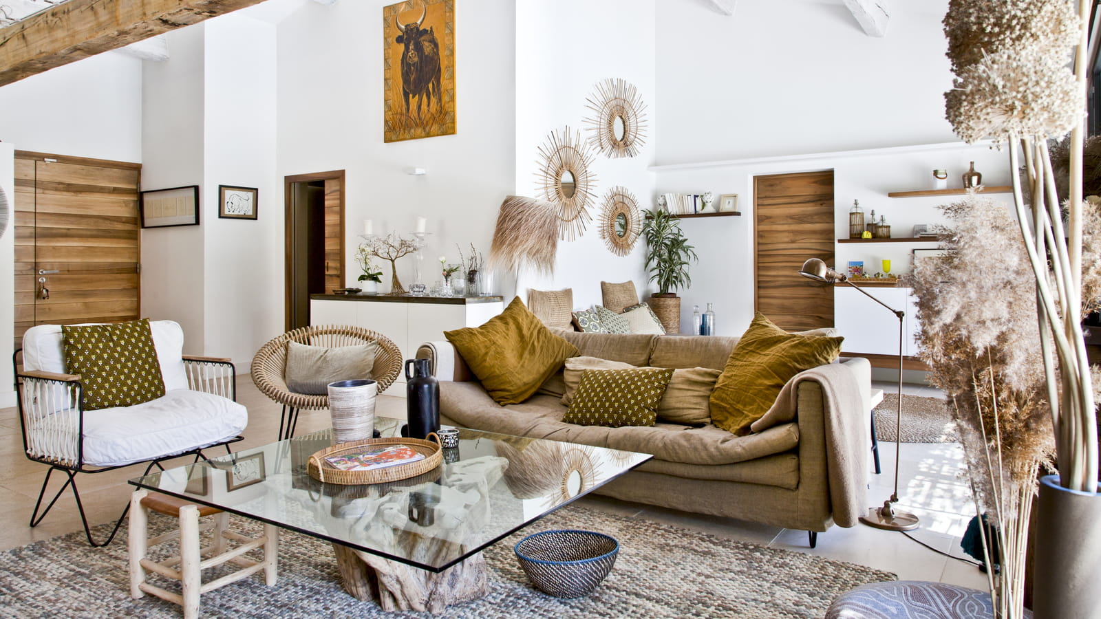 Table basse organique 