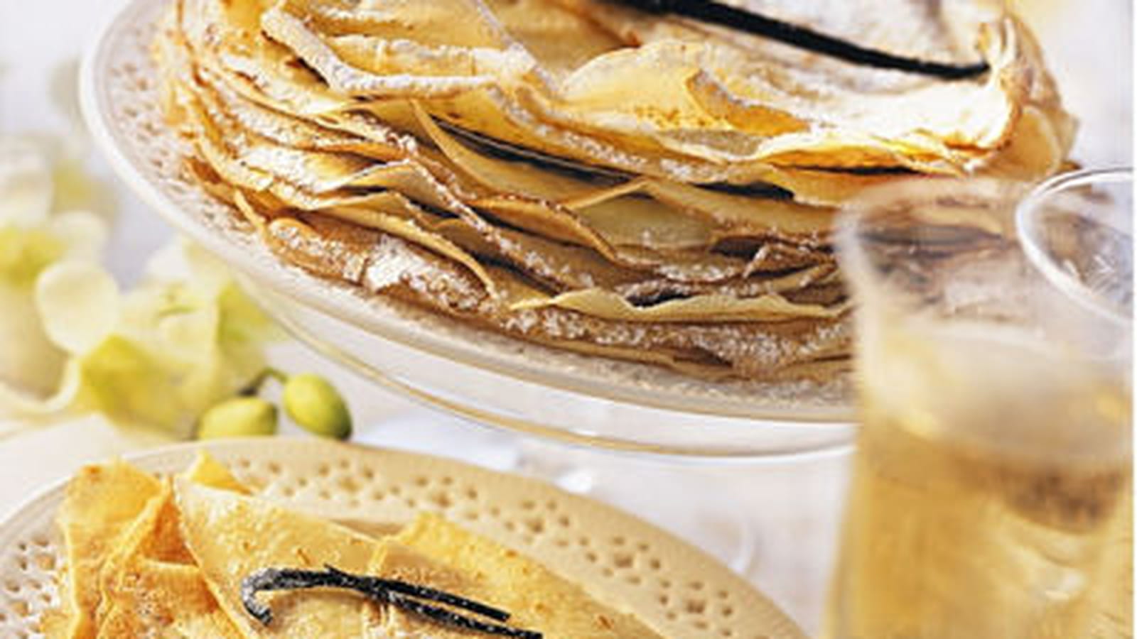 Crêpes légères arôme vanille