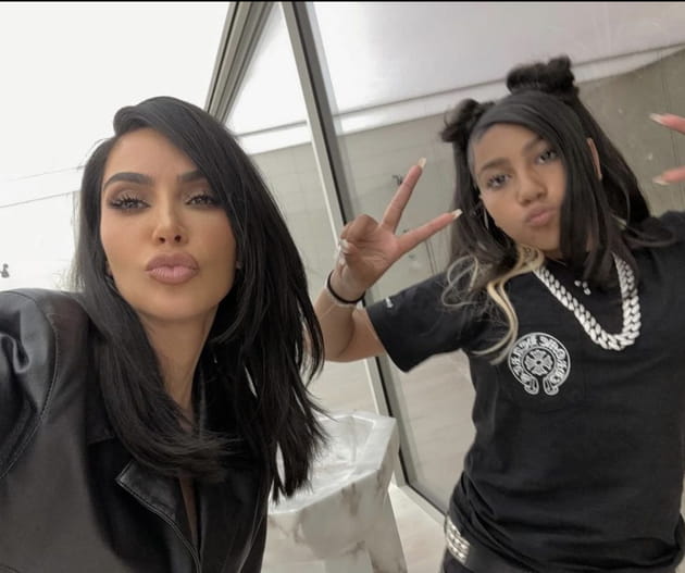 Kim Kardashian et Kanye West : les points cardinaux comme prénoms