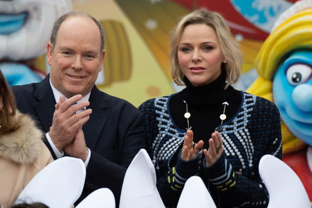 Le couple princier, aux anges