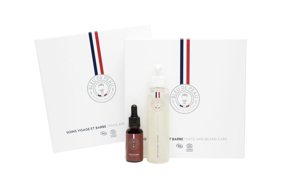 Coffret barbe et visage de Bleu de Peau