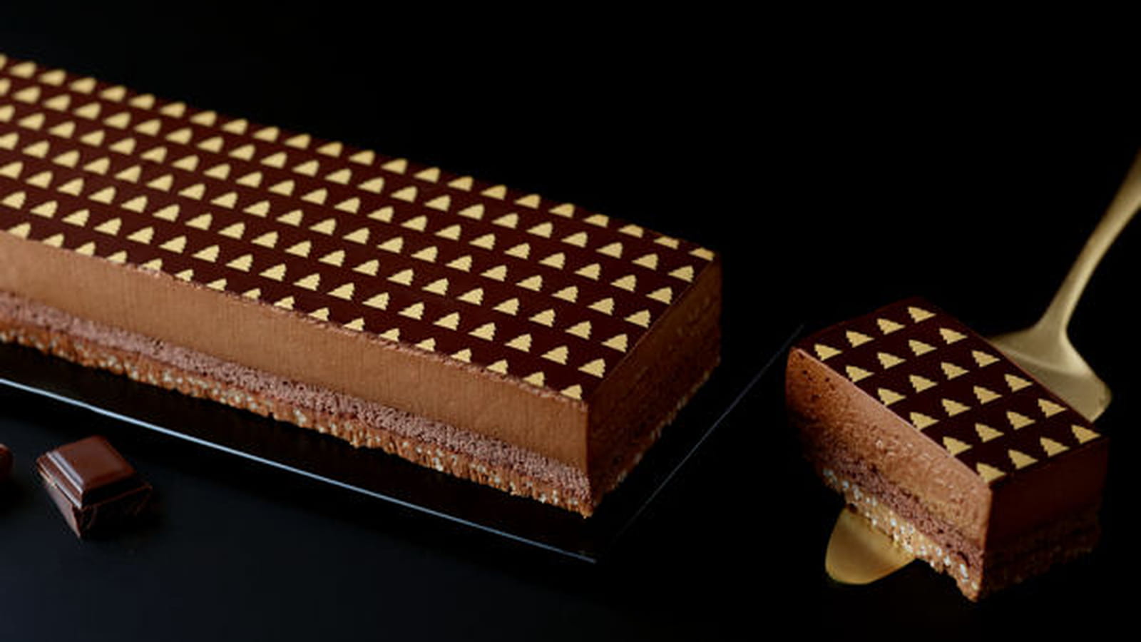 Bûche au chocolat noir de Belgique de Gü Desserts