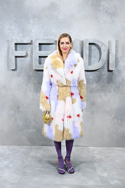 Chiara Ferragni au défilé Fendi