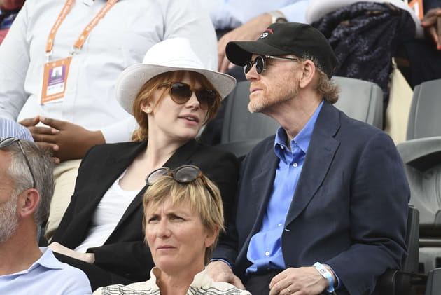 Ron Howard et sa fille Bryce Dallas Howard, en pleine discussion