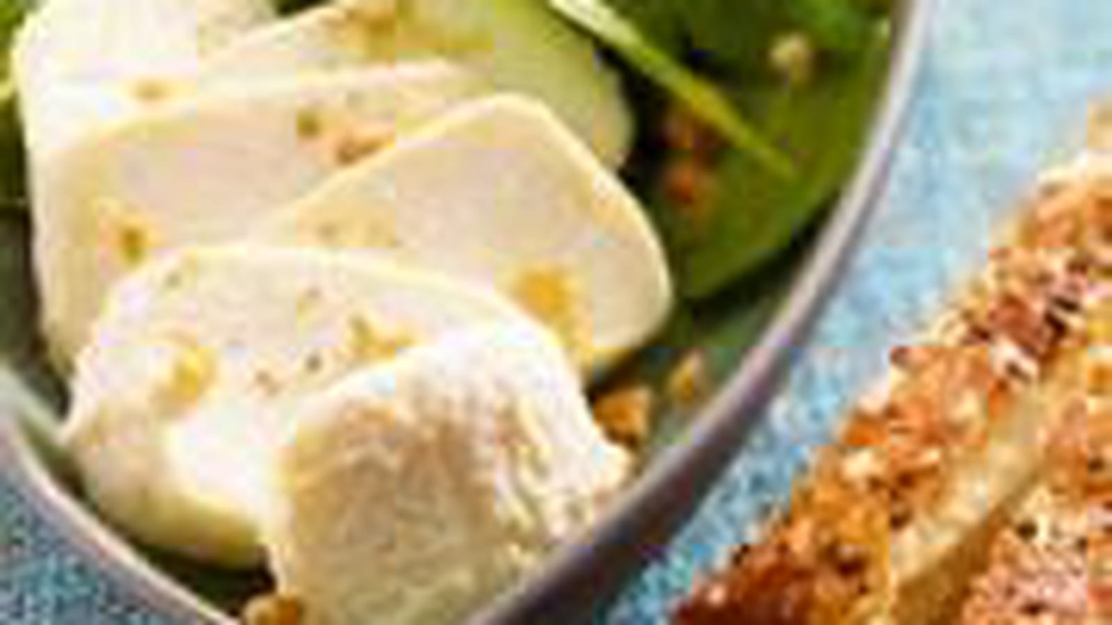 Salade chèvre et épinards