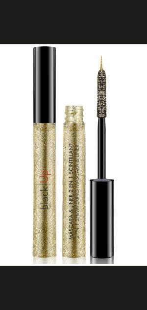 Mascara &amp; Liner 2-en-1&nbsp;scintillant de Black Up