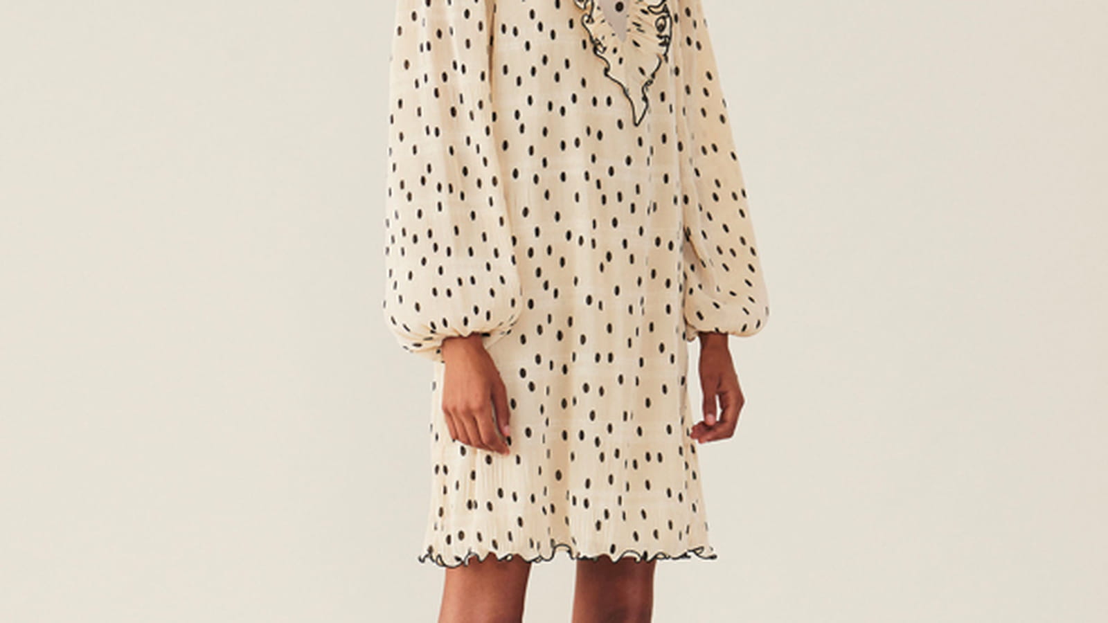 Robe blanche Ganni 