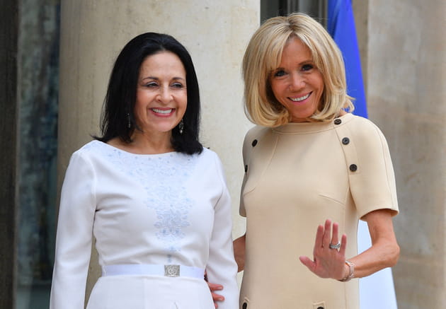Brigitte Macron accueille la Première Dame de l'Equateur