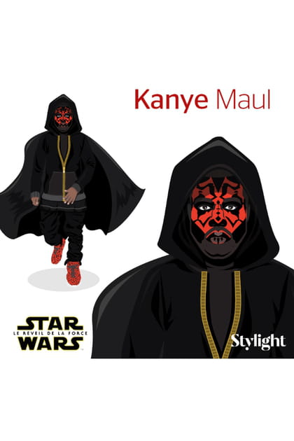 Kanye West en Darth Maul