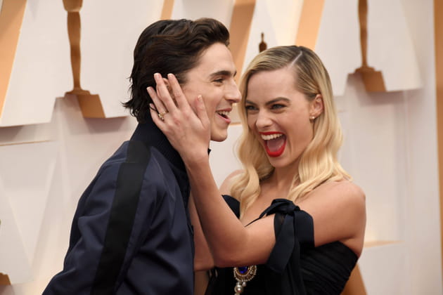 Margot Robbie et Timothée Chalamet, complices sur le tapis rouge