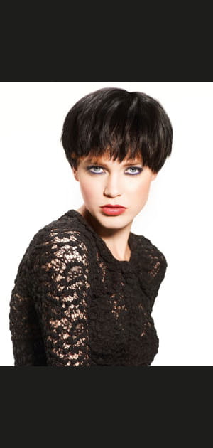 Coupe boyish effet boule