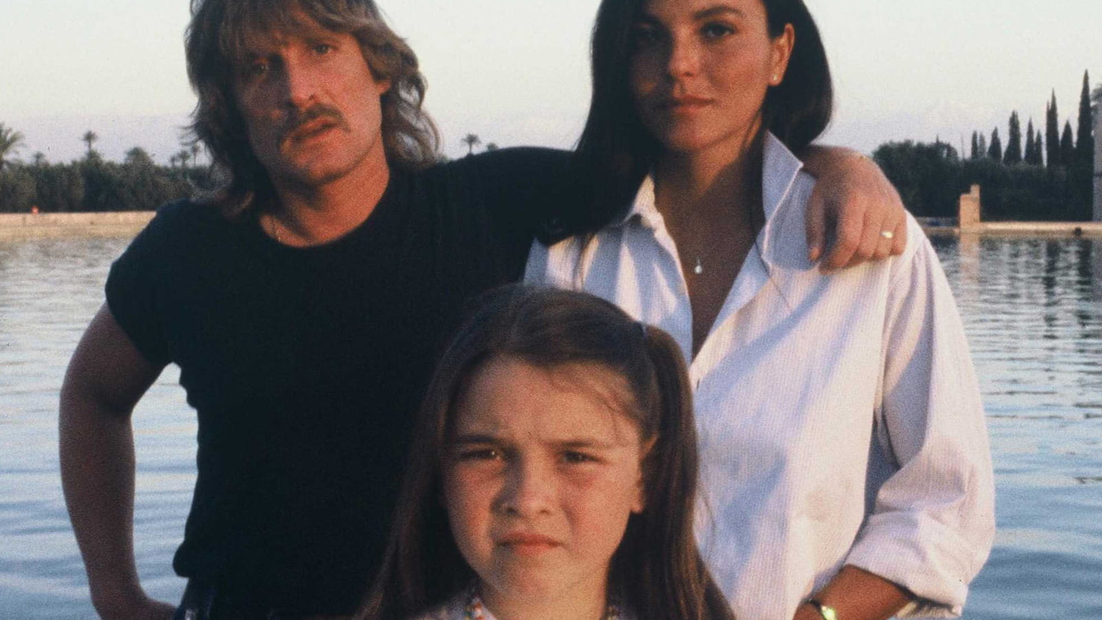 Christophe, sa fille Lucie et sa femme Véronique