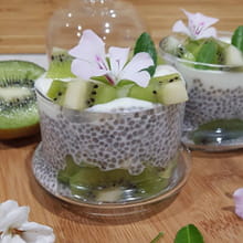 Chia pudding vanille et kiwi : Etape 3