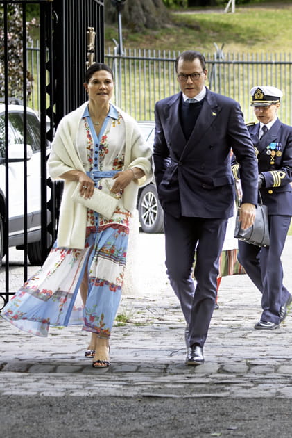 Victoria de Suède en robe à fleurs