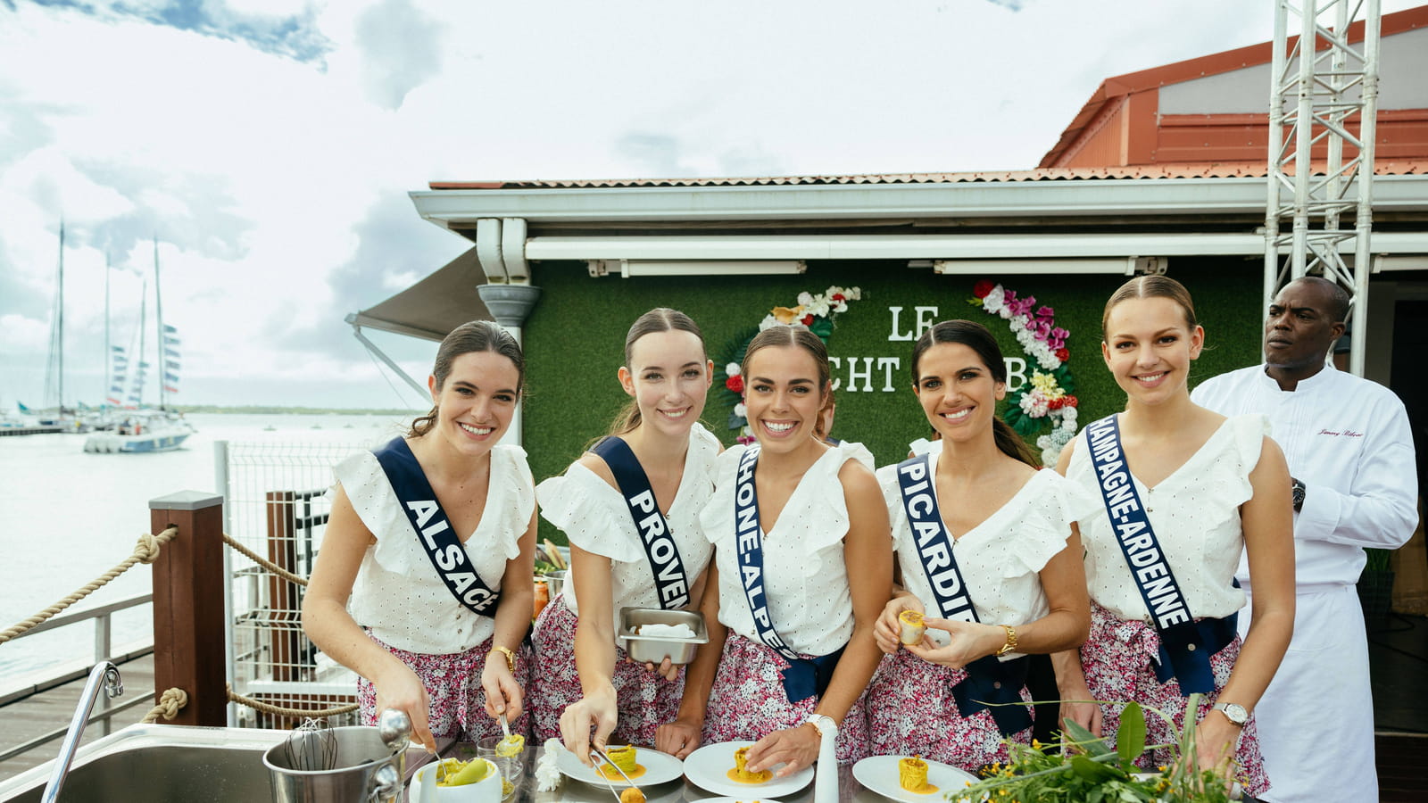 Miss Alsace, Miss Provence, Miss Rhône-Alpes, Miss Picardie et Miss Champagne-Ardenne