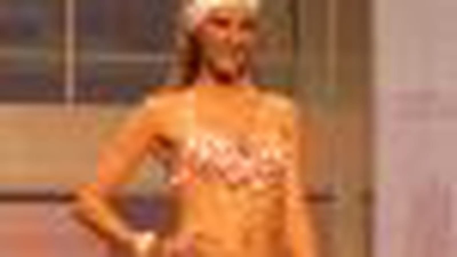 Bikini corail à pois blancs de Odille