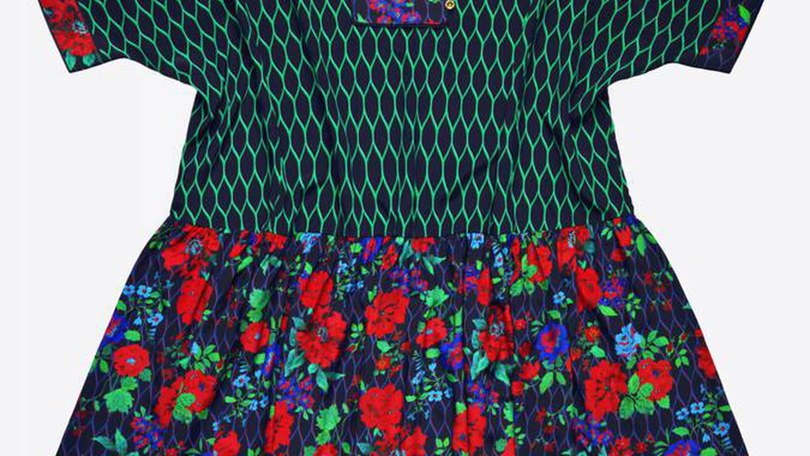 Robe loose imprimée