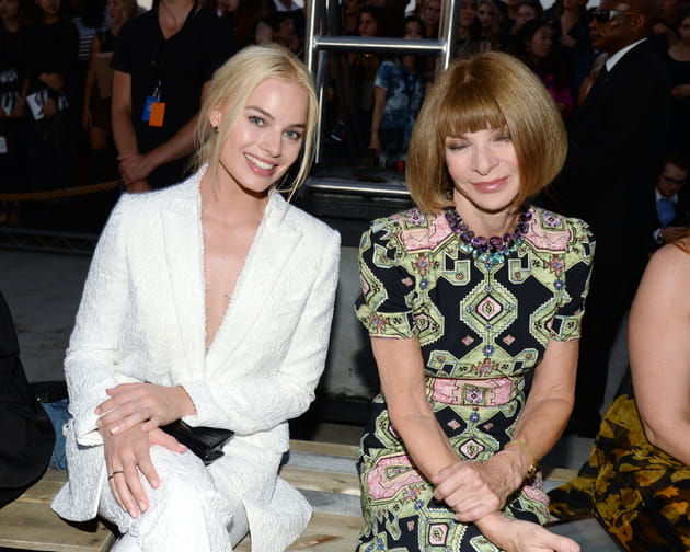 Margot Robbie et Anna Wintour au d&eacute;fil&eacute; Givenchy