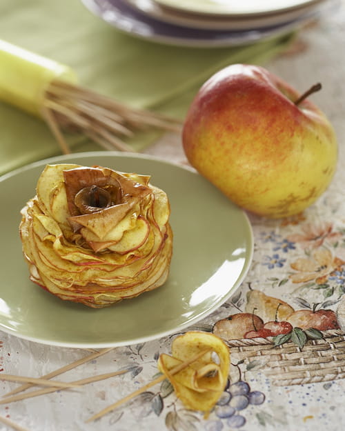 Chips de pommes... en l'air aux épices