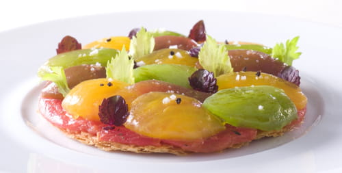 Tarte fine à la tomate comme un chef
