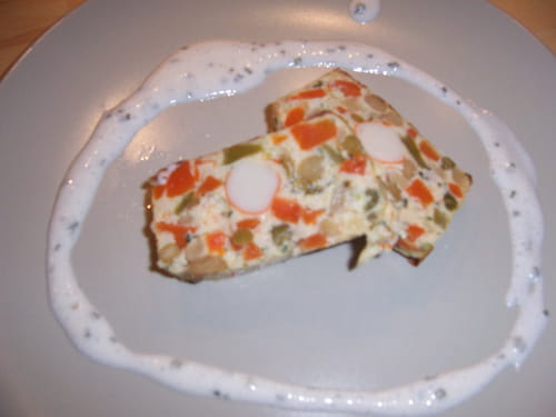 Pain de surimi à la macédoine