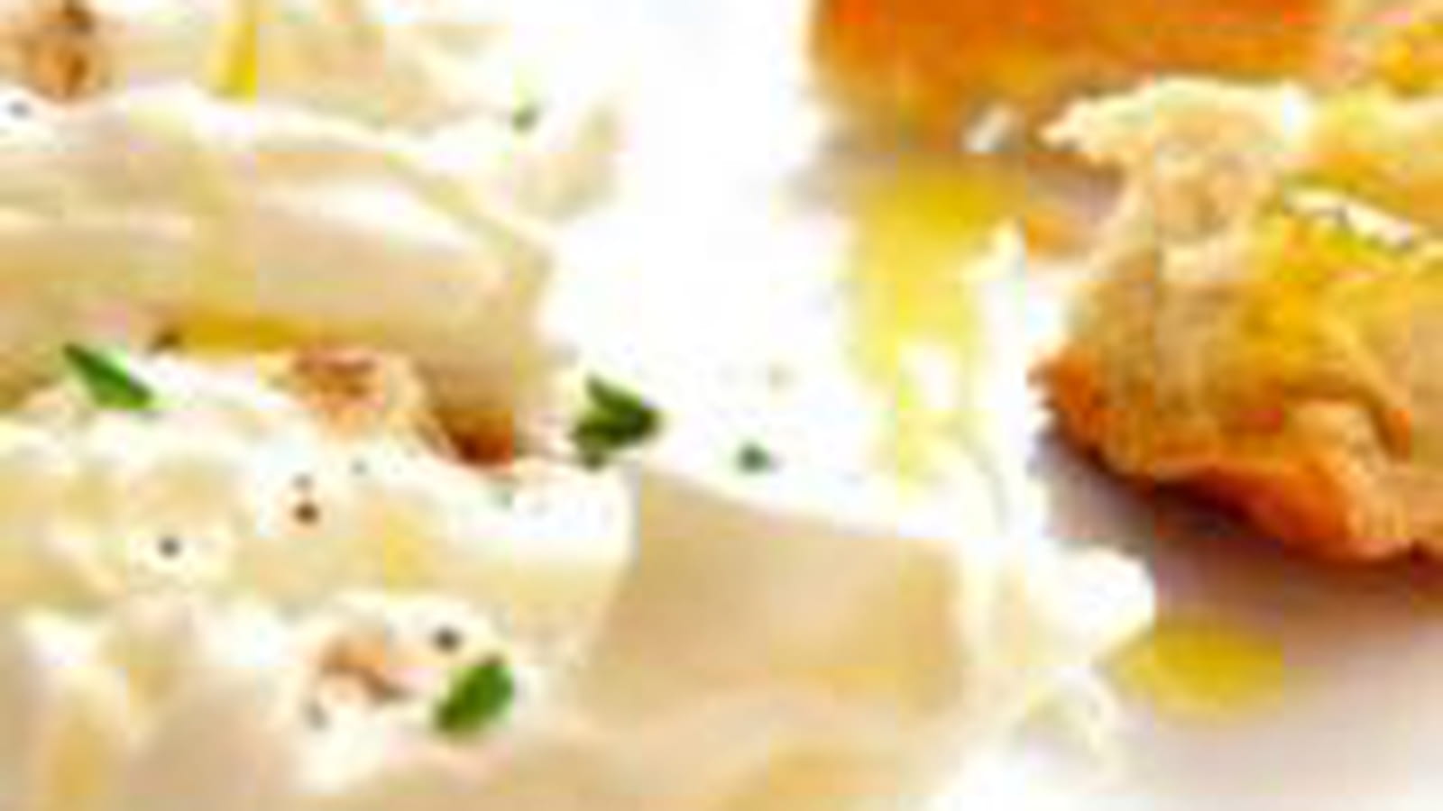 Carpaccio de mozzarella burrata