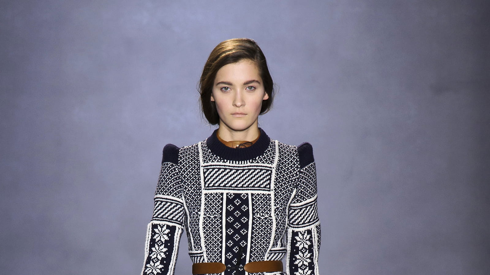 Le jacquard hivernal