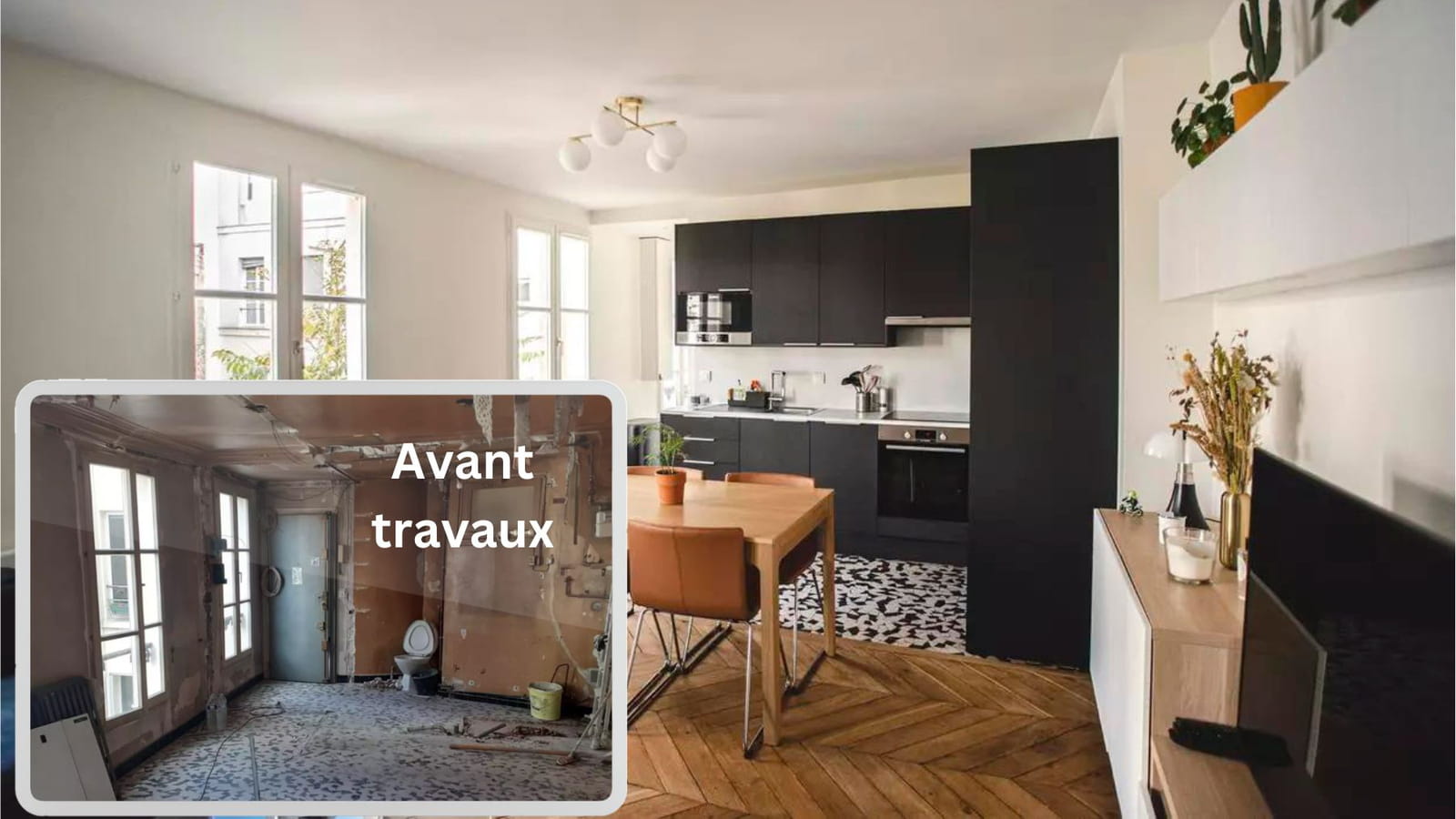 68 m² modernisés