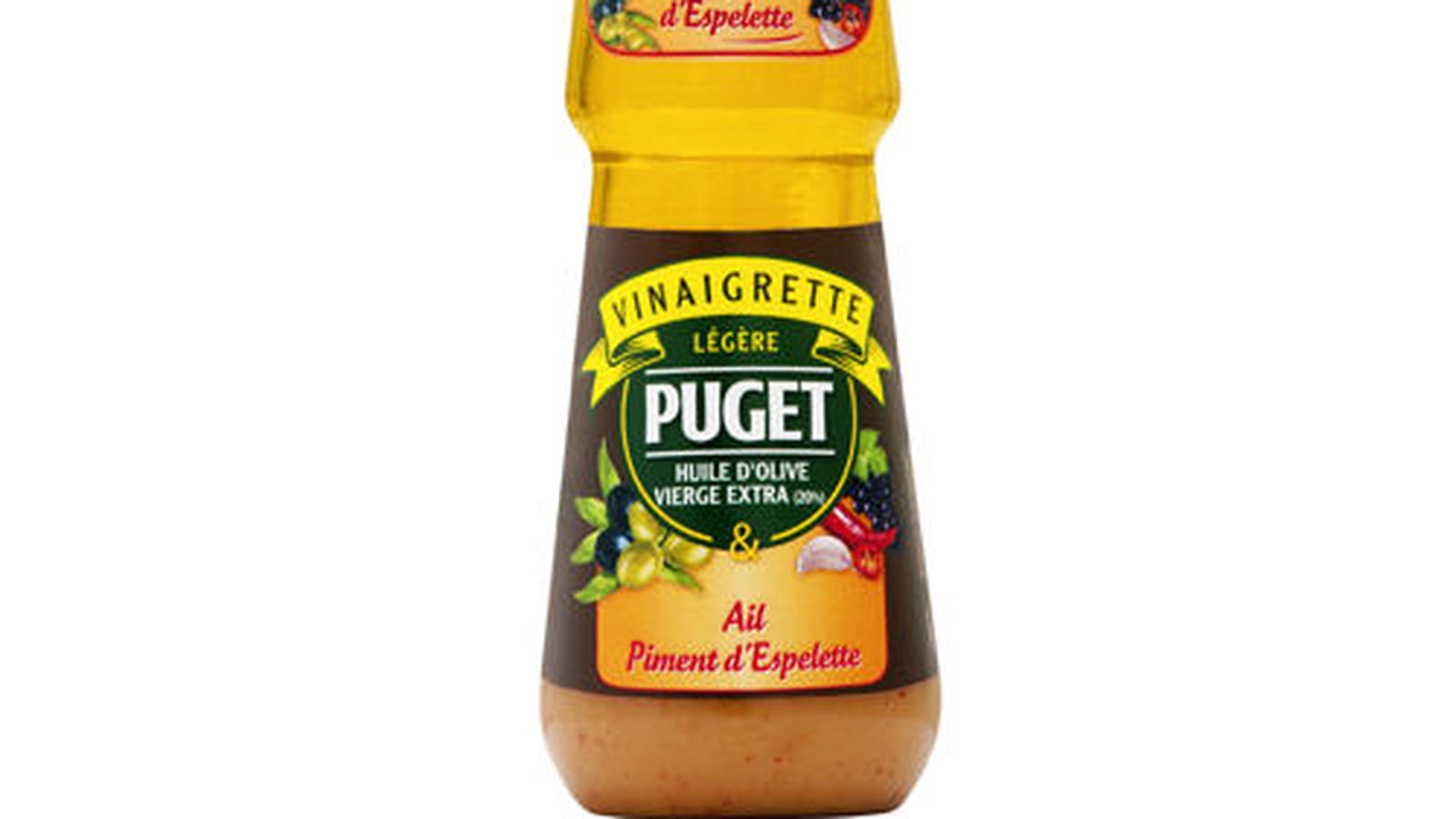 Vinaigrette Huile d'olive Ail et Piment d'Espelette de Puget