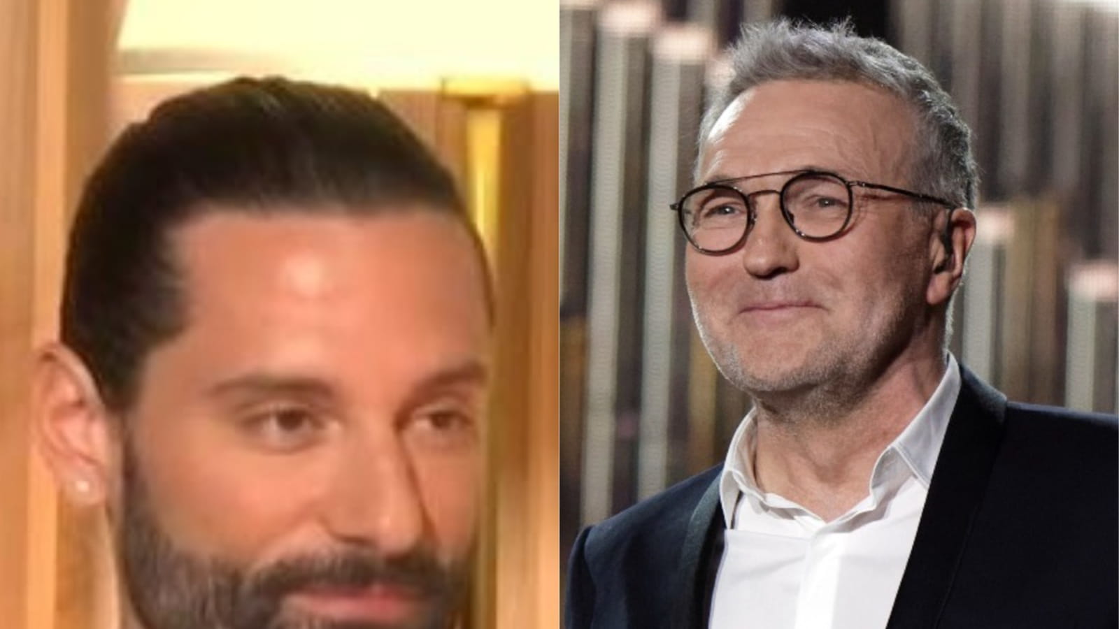 Laurent Ruquier et Hugo Manos