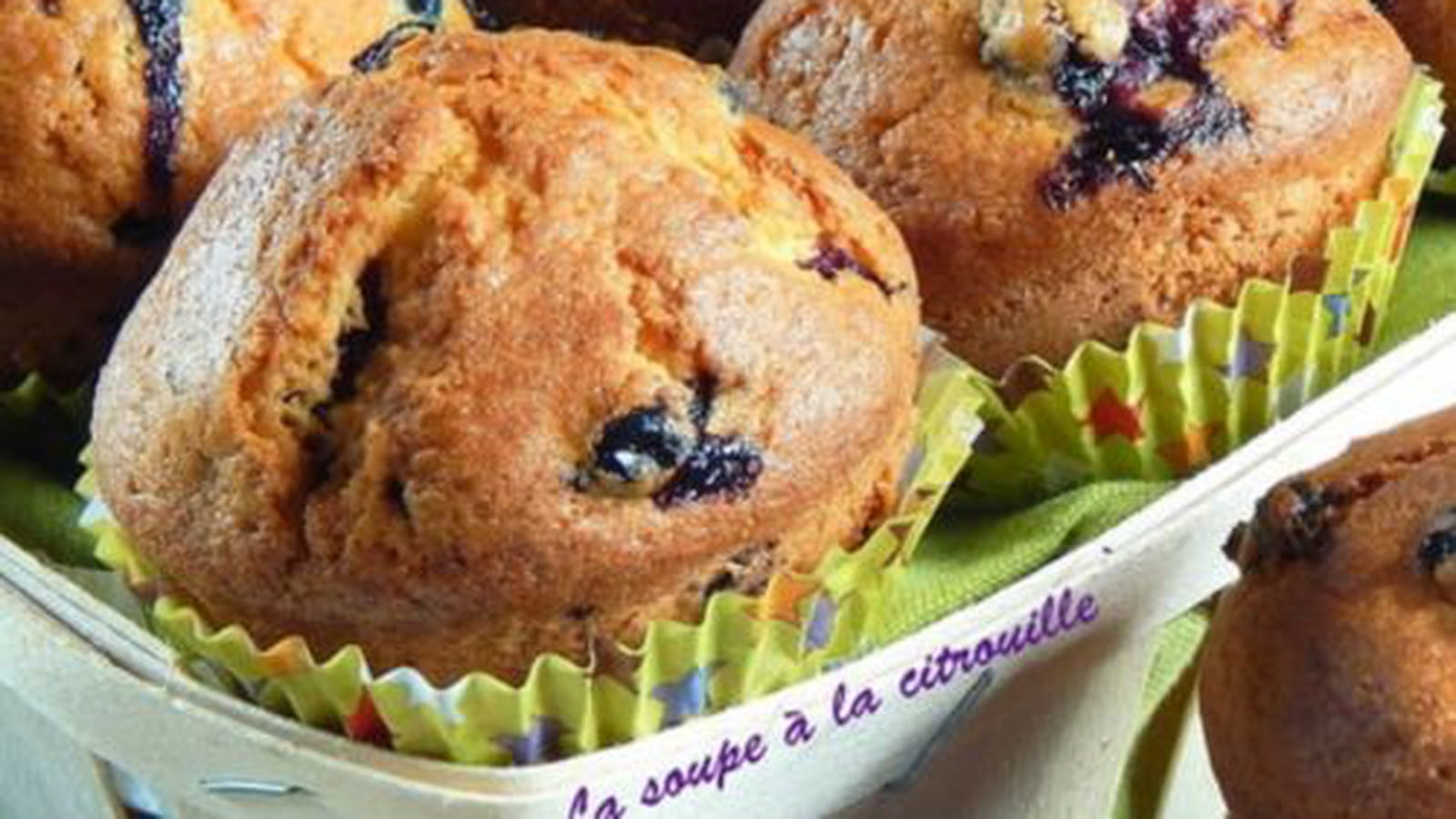 Muffins aux cassis