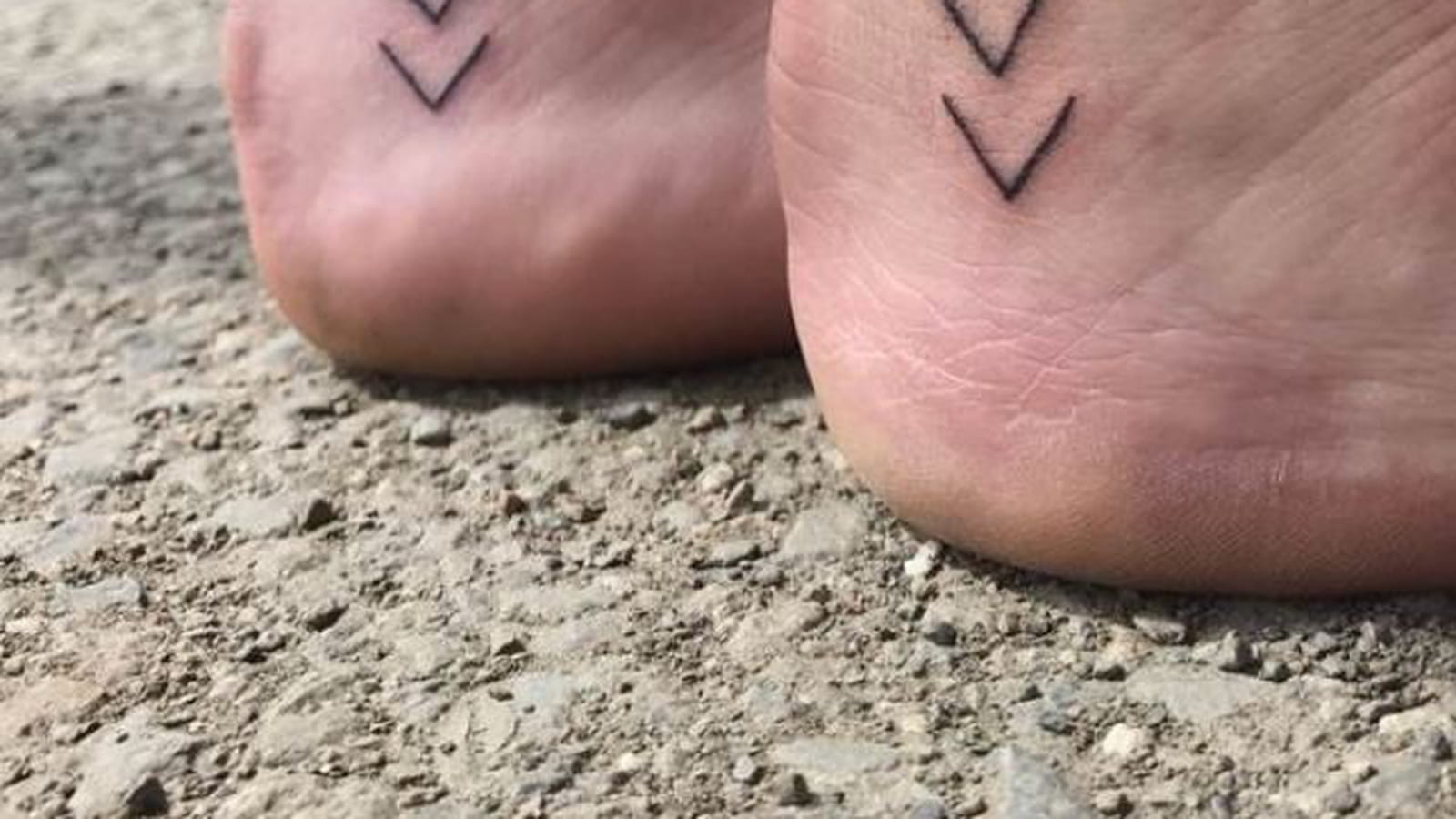 Chevrons sur les talons