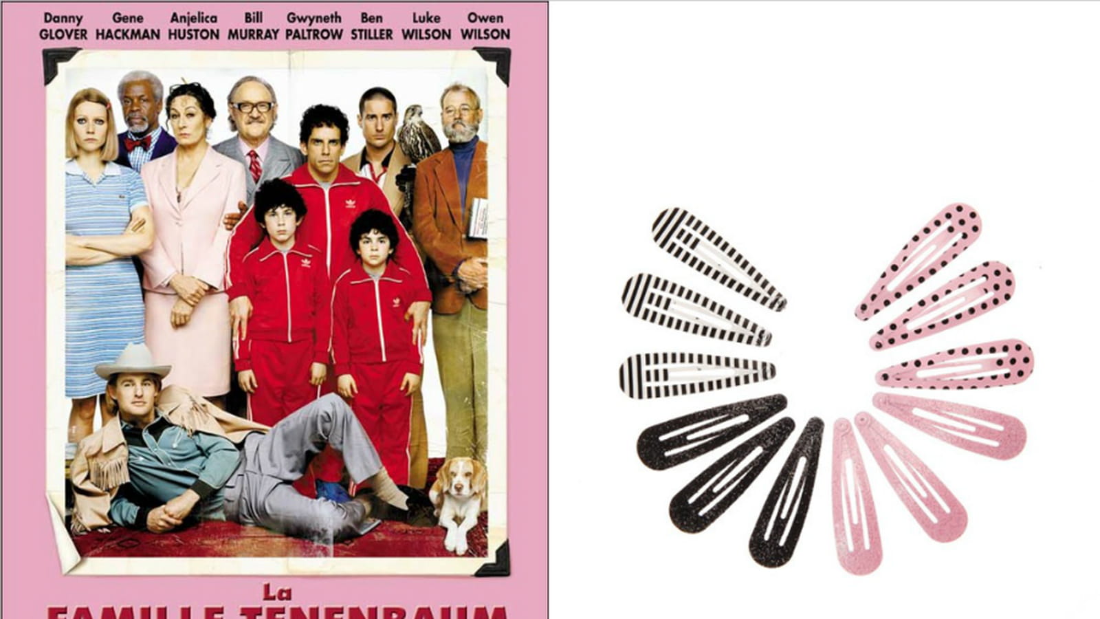 Des barettes façon Margot Tenenbaum
