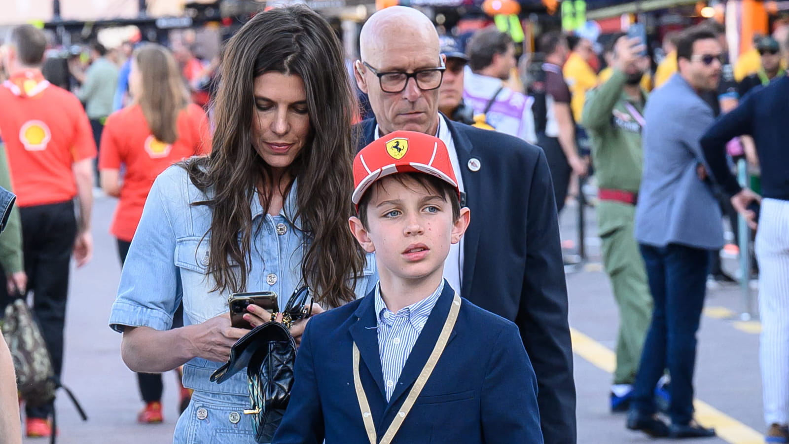 Charlotte Casiraghi et son fils Raphaël