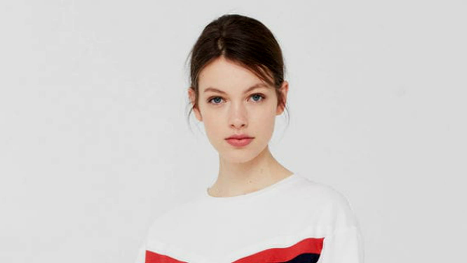 Sweat-shirt à volant
