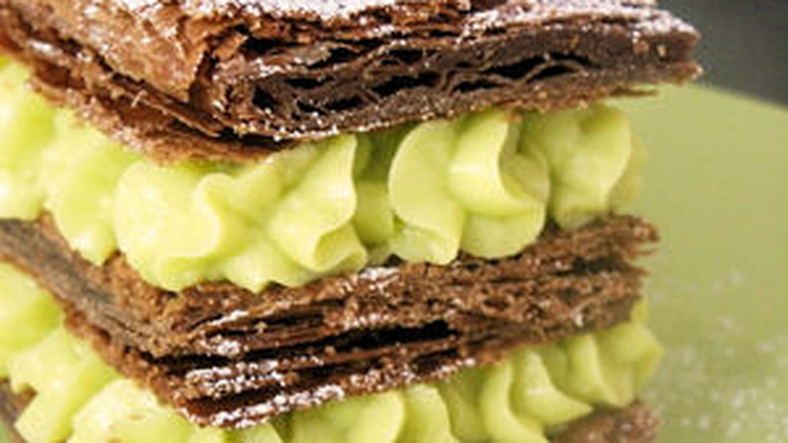 Millefeuille menthe-chocolat