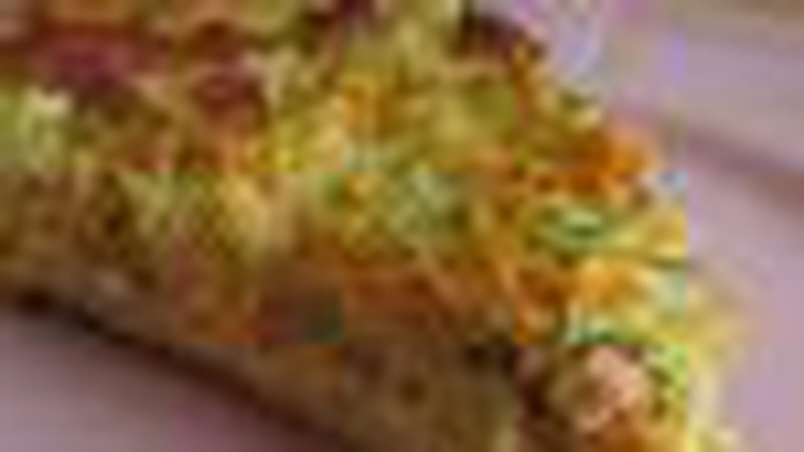 Tarte à la carotte, courgette et lardons 