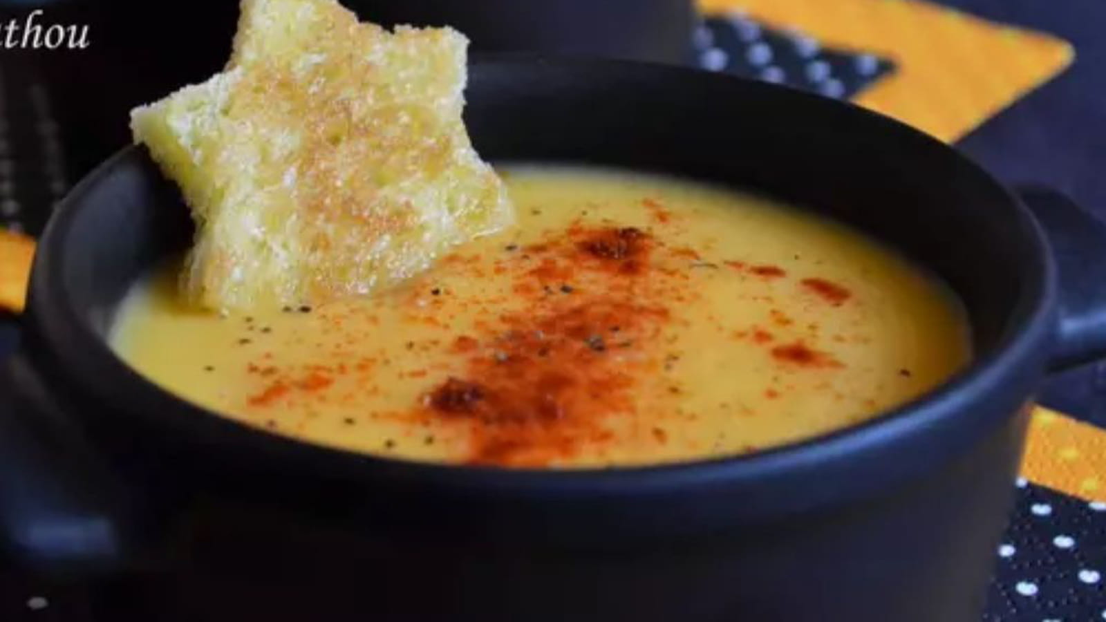 Soupe de carottes à l'orange
