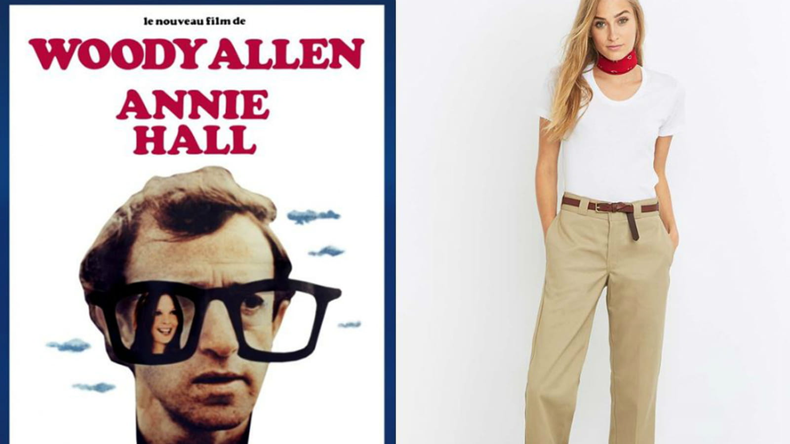 Un pantalon d'homme façon Annie Hall