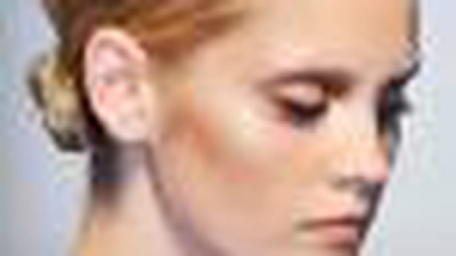 Le chignon bas