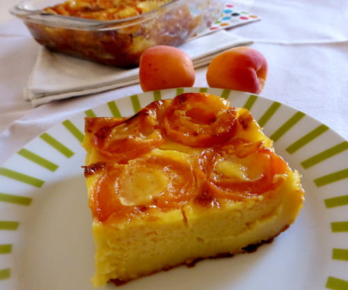 Clafoutis aux abricots et fleur d'oranger