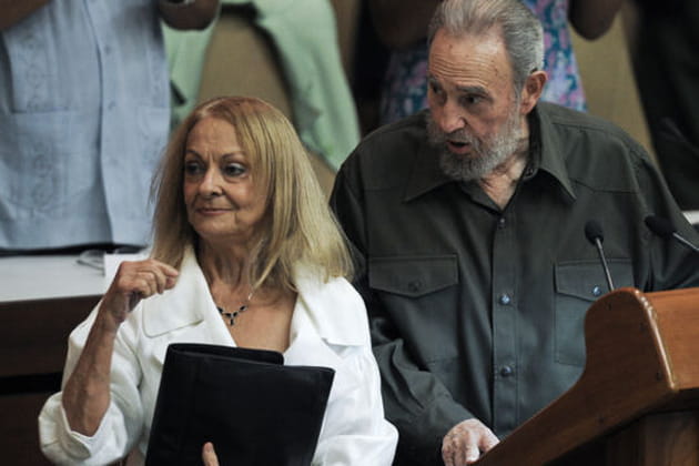 Dalia Soto del Valle et Fidel Castro