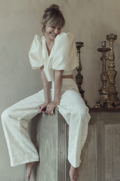 Top Marlon et pantalon Lino, Laure de Sagazan