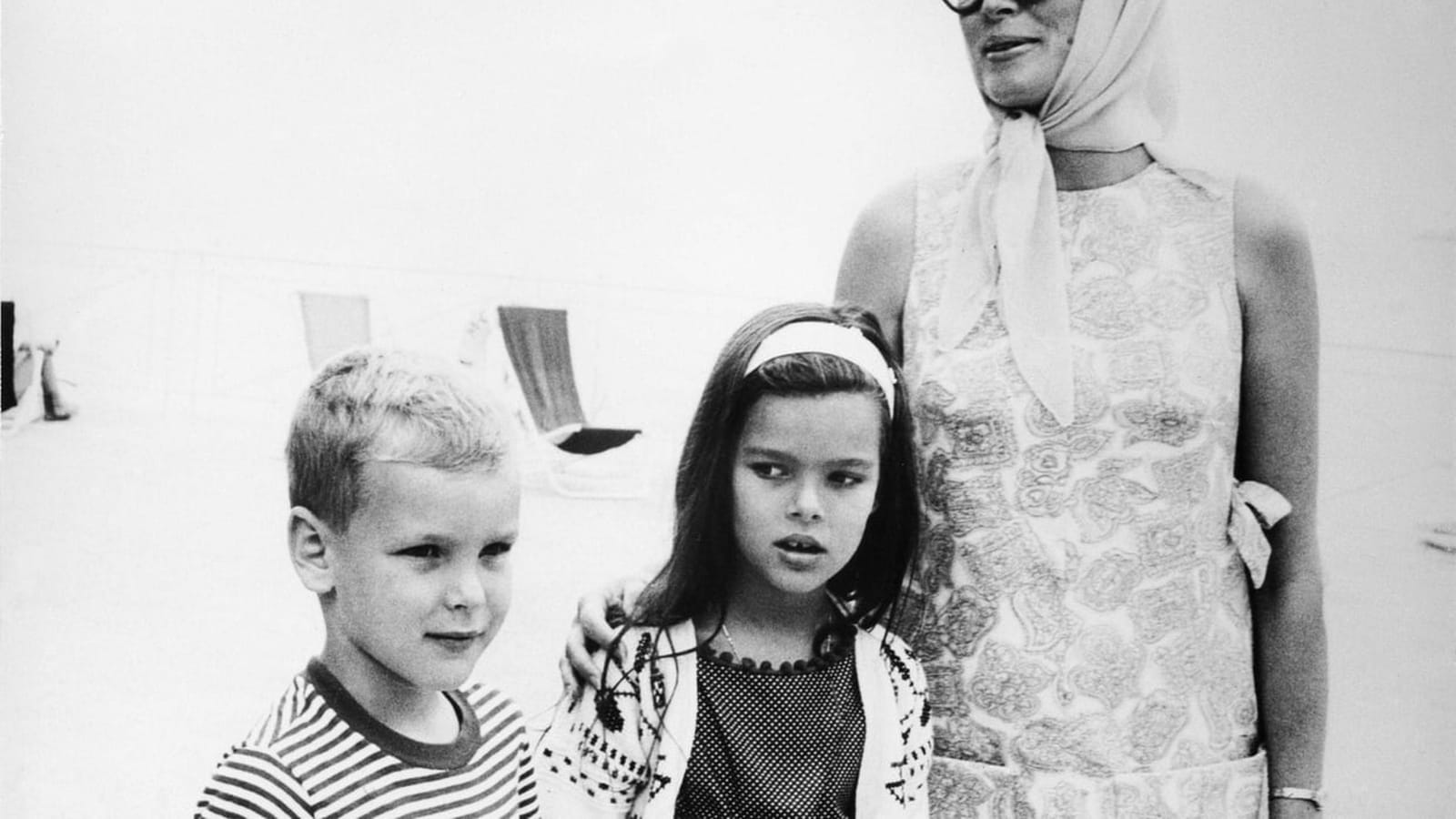 Avec Grace Kelly et sa soeur Caroline