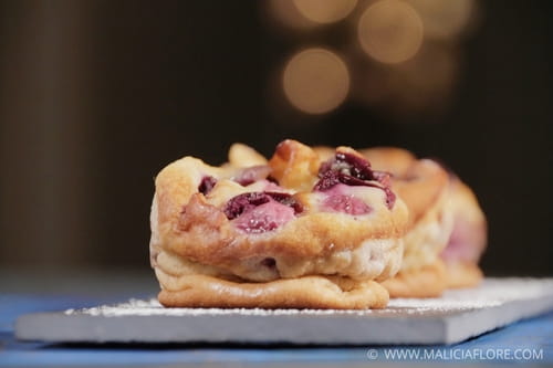Petits clafoutis aux cerises