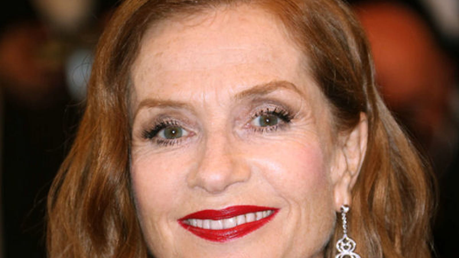 La bouche rouge d'Isabelle Huppert