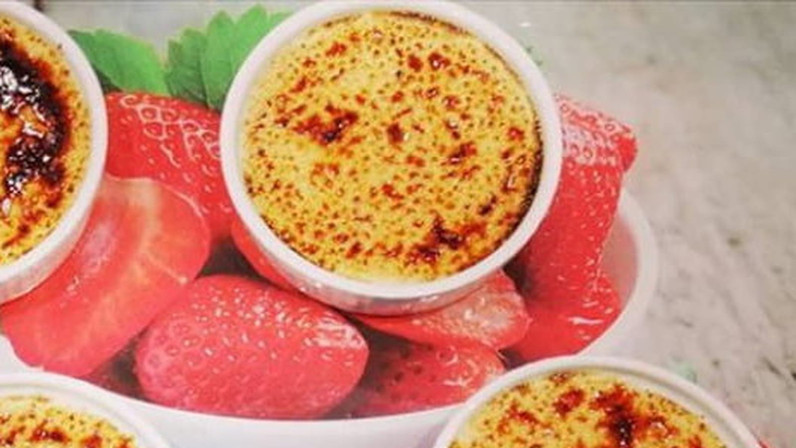 Crème brûlée au café