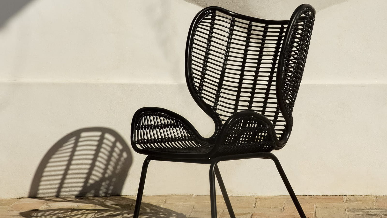 Fauteuil tressé outdoor Habitat
